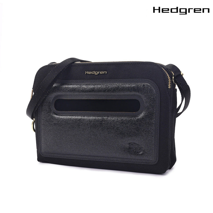 Hedgren Doppio Double Crossover + RFID OS Bags Celebration Black