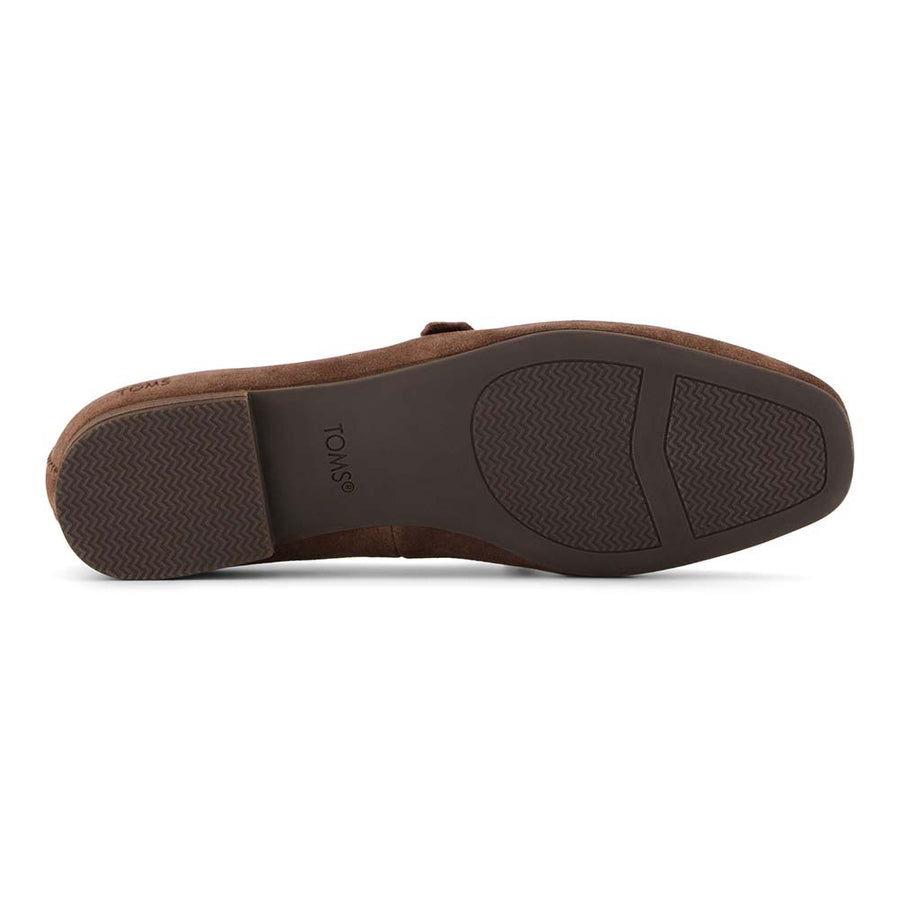 TOMS Women Bianca Flat - Suede Dark Brown