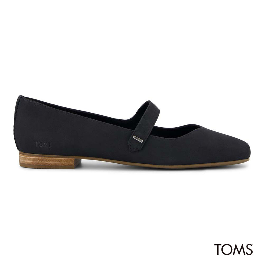 TOMS Women Bianca Flat - Leather Black