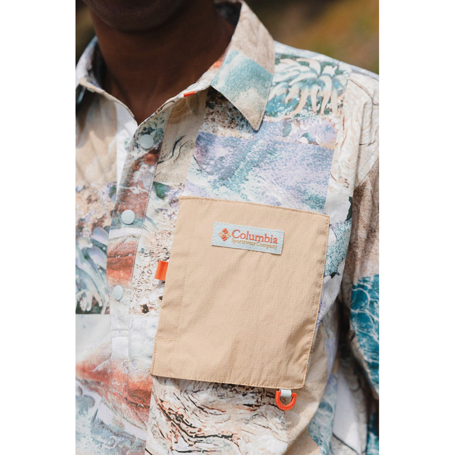 Columbia Men's Cove Beach Printed Woven Short Sleeve