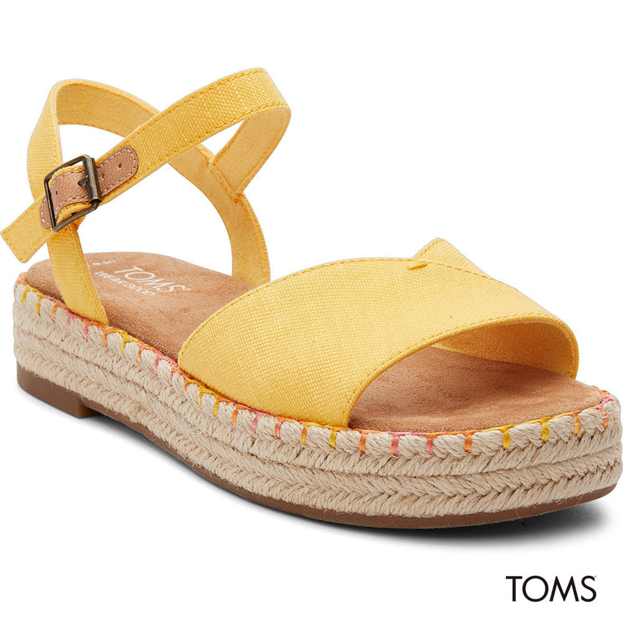 TOMS Women Abby Pineapple Yellow Sandal