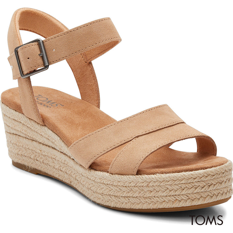 TOMS Women Audrey Honey Suede Wedges