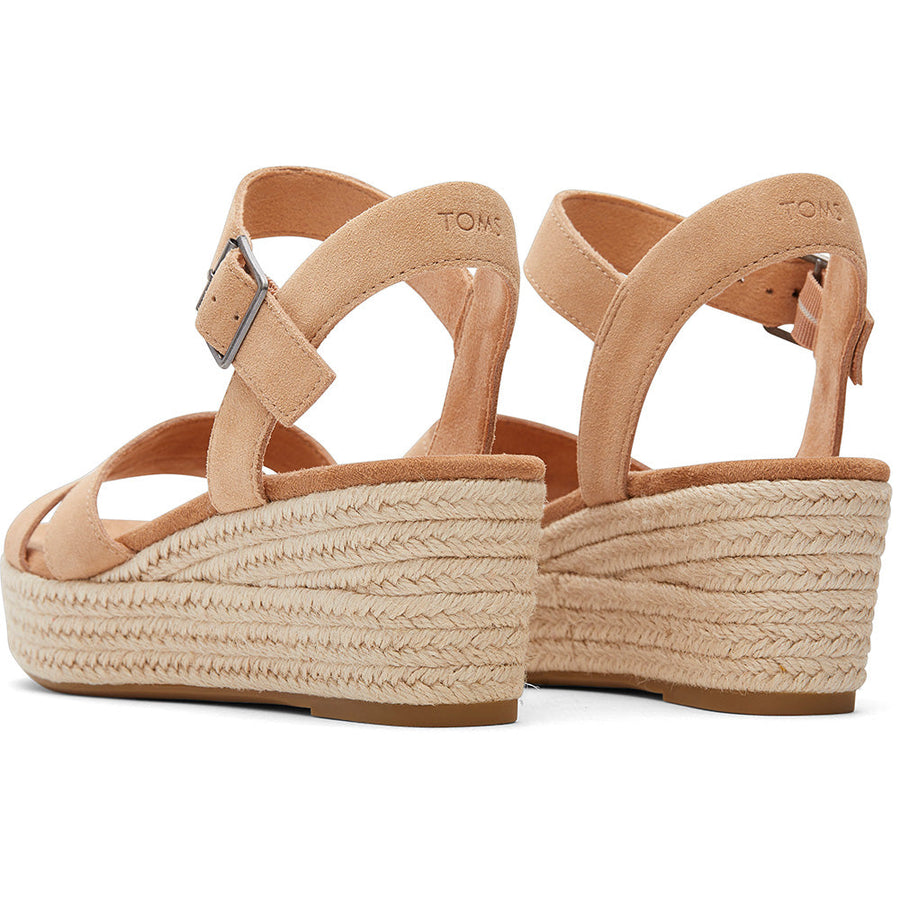 TOMS Women Audrey Honey Suede Wedges