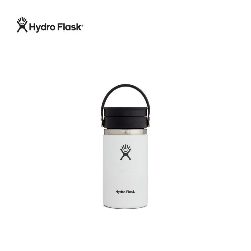 Hydro Flask Wide Mouth Flex Sip Lid 12 oz Water Bottle - White CORE