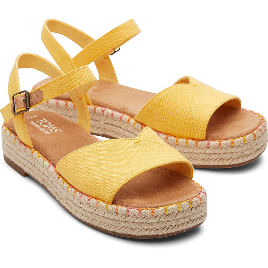 TOMS Women Abby Pineapple Yellow Sandal