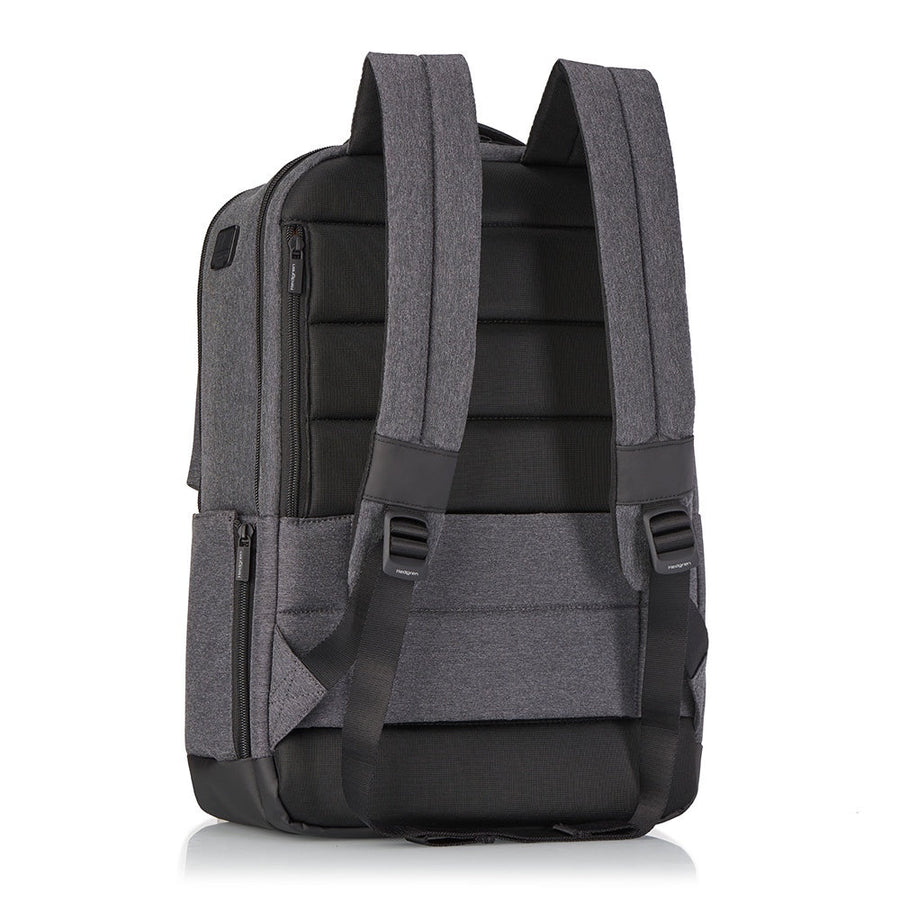 Hedgren Script 2 Comp + RFID 15.6In Backpack Stylish Grey