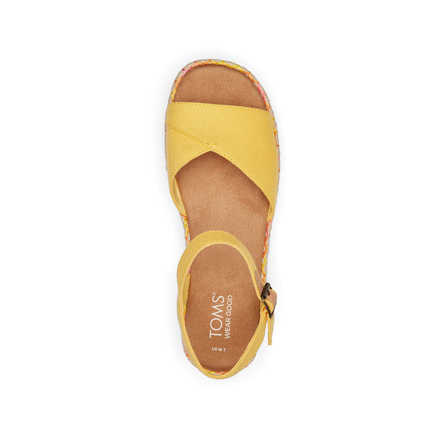 TOMS Women Abby Pineapple Yellow Sandal