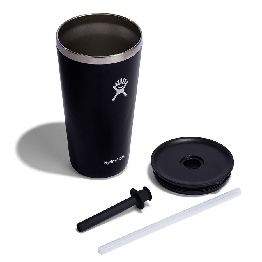 Hydro Flask All Around Tumbler Straw Lid Black 28oz