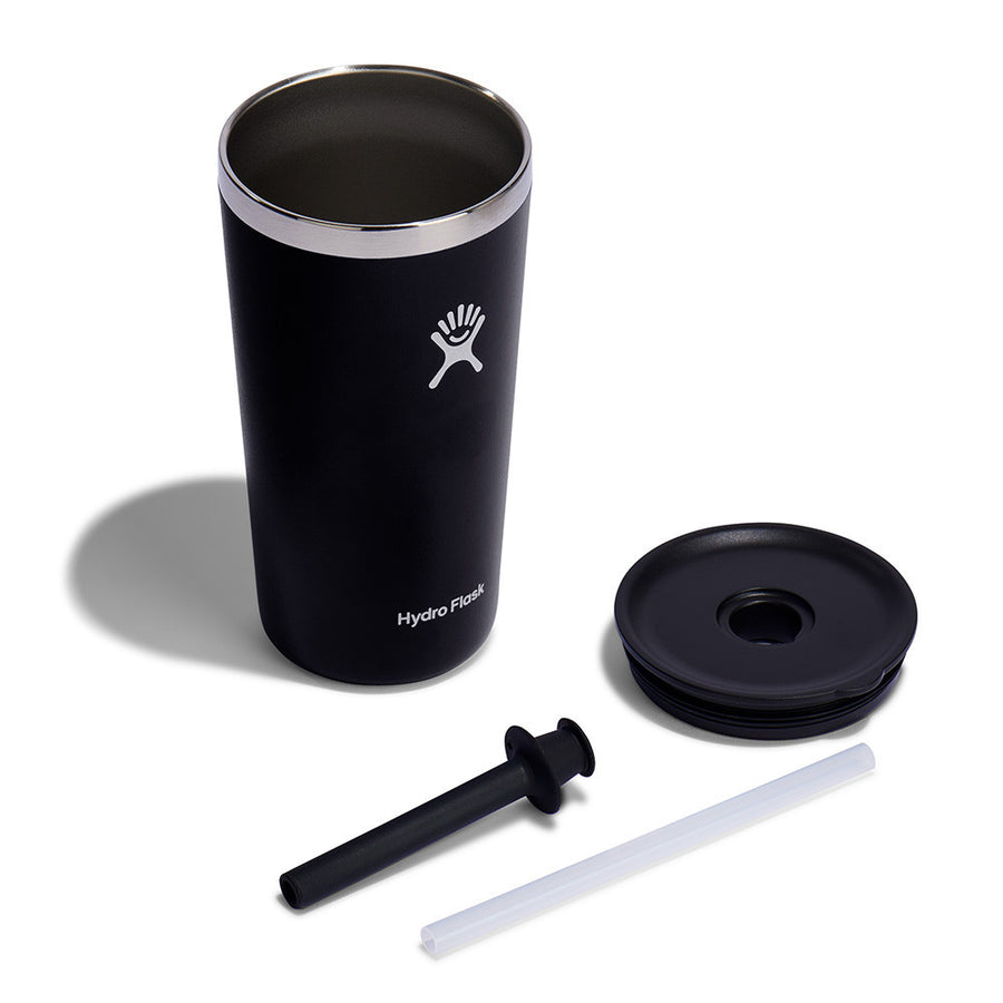 Hydro Flask All Around Tumbler Straw Lid Black 20oz