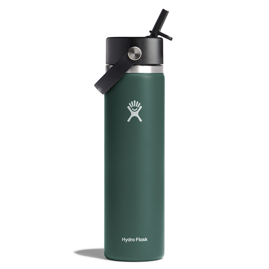 Hydro Flask Wide Flex Straw Cap Fir 24oz