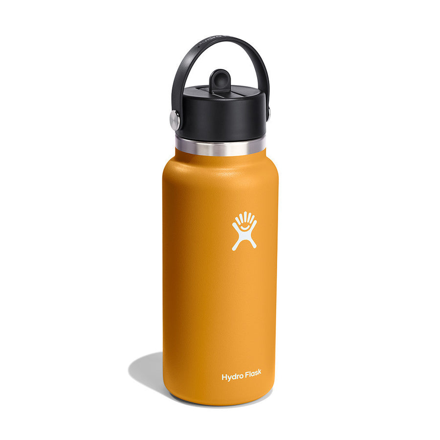 Hydro Flask Wide Mouth Flex Straw Cap Fossil 32Oz