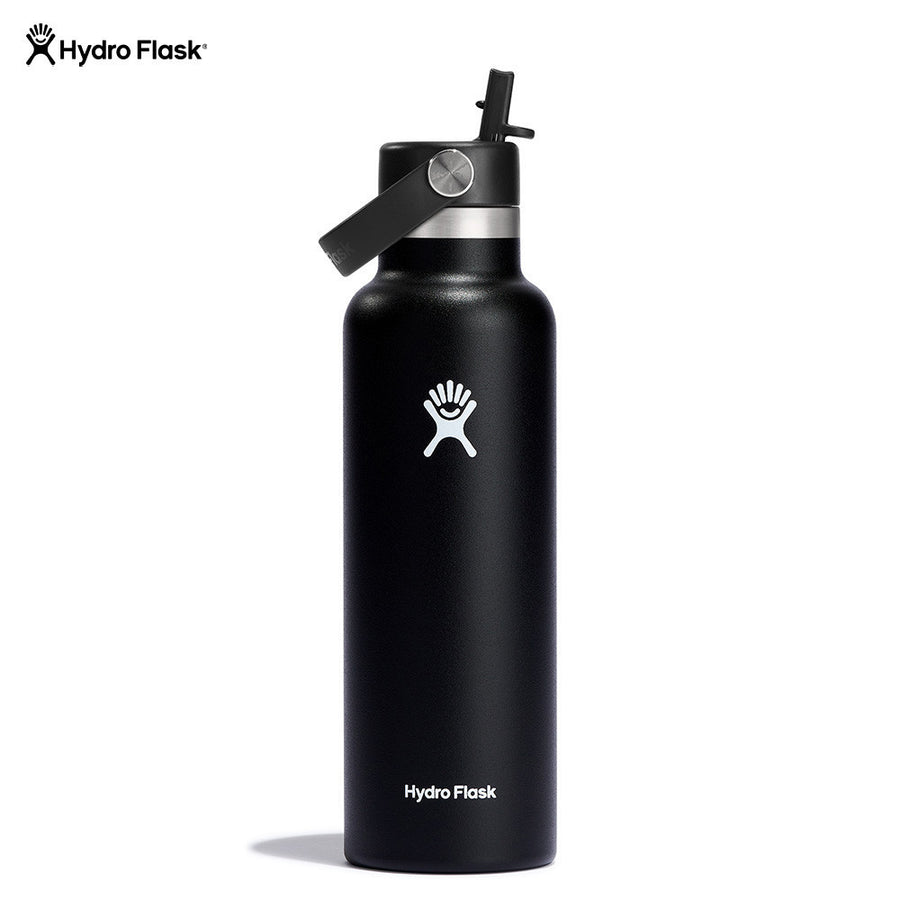 Hydro Flask 21Oz Black Standard Mouth Flex Cap