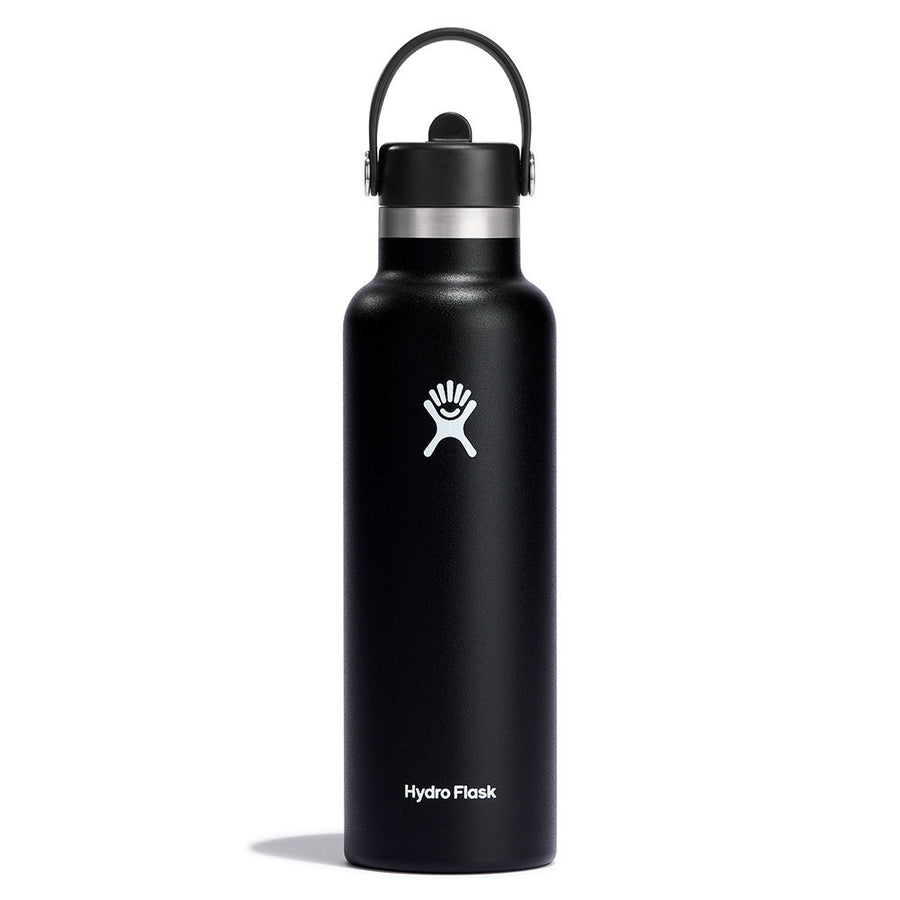 Hydro Flask 21Oz Black Standard Mouth Flex Cap