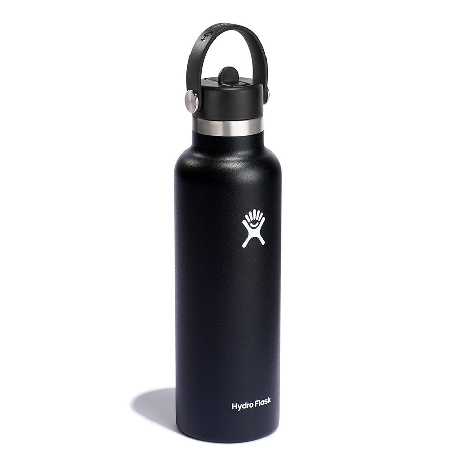 Hydro Flask 21Oz Black Standard Mouth Flex Cap