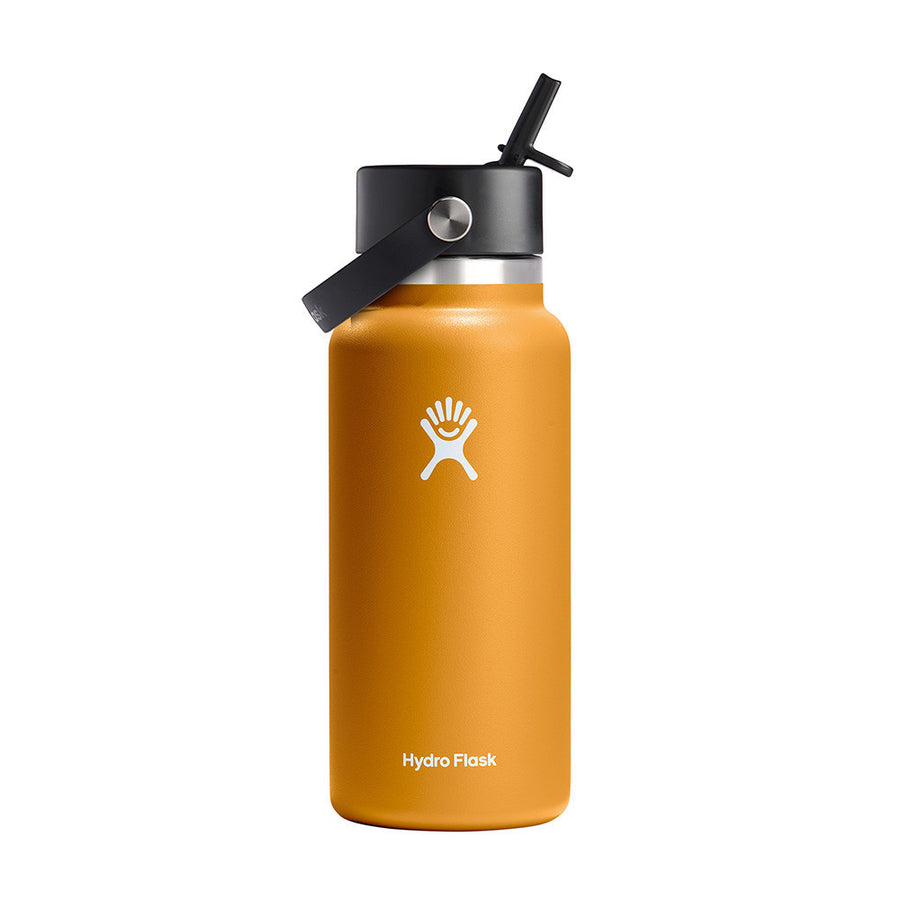 Hydro Flask Wide Mouth Flex Straw Cap Fossil 32Oz