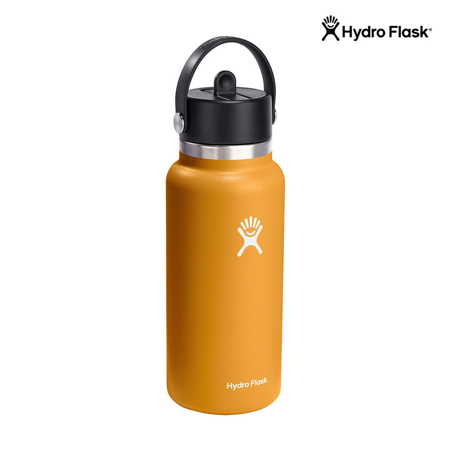 Hydro Flask Wide Mouth Flex Straw Cap Fossil 32Oz