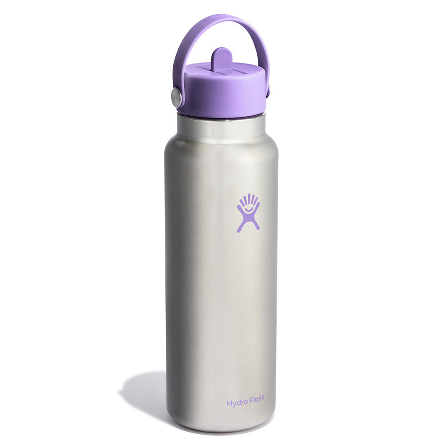 Hydro Flask Wide Mouth Flex Straw Cap Stainless Violet 40Oz