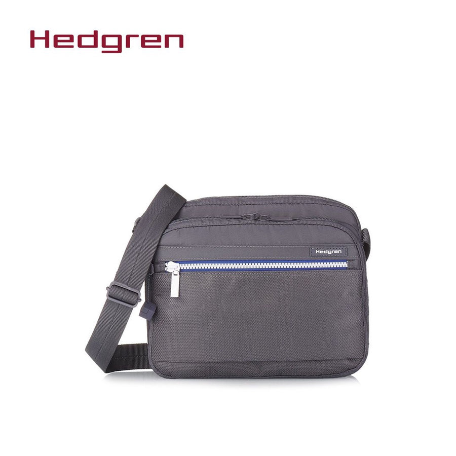 Hedgren Os Metro Multi Compartment Crossover RFID Shoulder Bag Grey