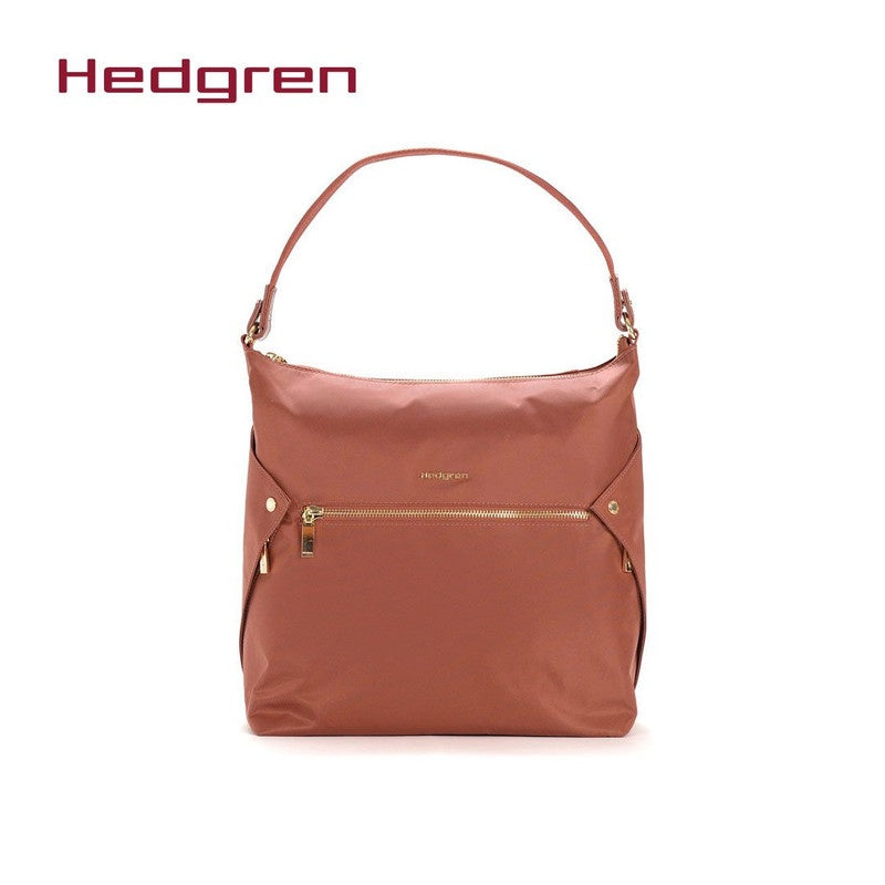 Hedgren Prisma Oblique Hobo OS Women Bag - Rosewood SS20