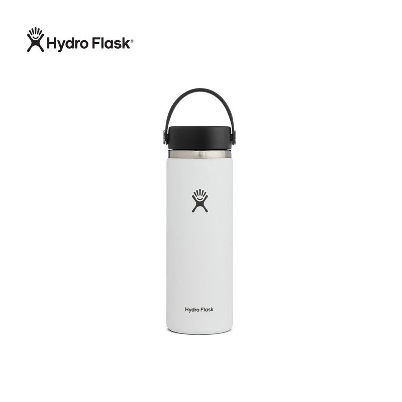 Hydro Flask  20 Oz Wide Mouth Flex Cap Wide Mouth White