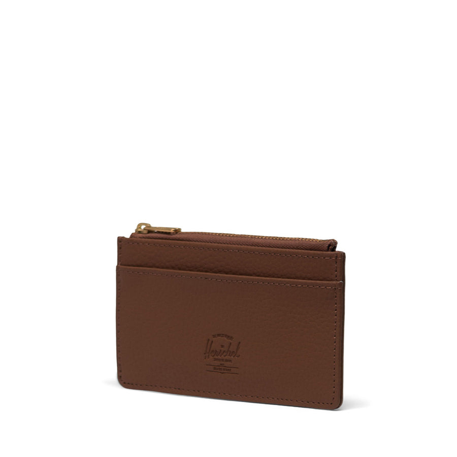 Herschel OS Oscar II Vegan Leather RFID Wallet Saddle Brown