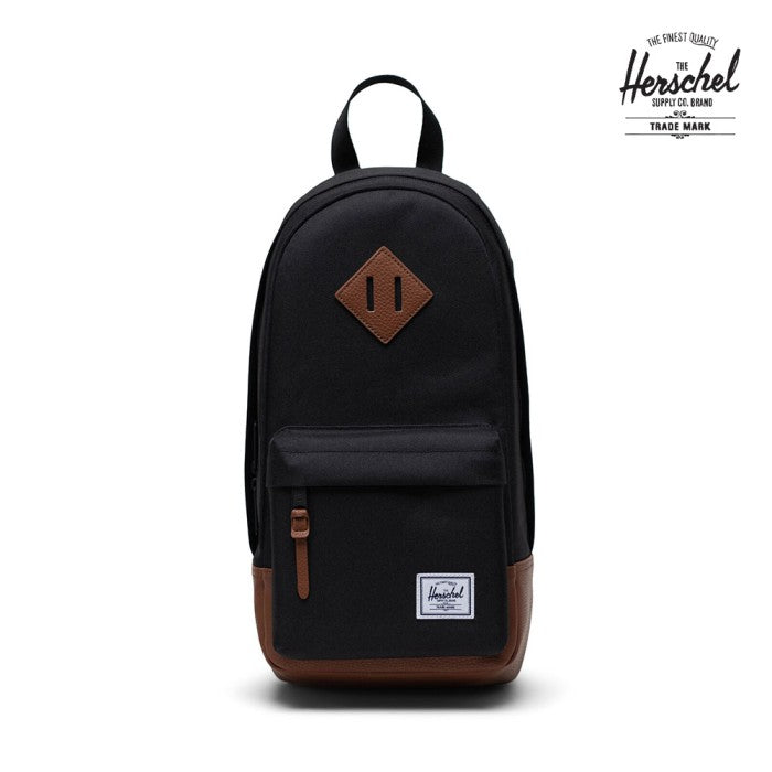 Herschel Heritage Shoulder Bag 7.4L - Black/Tan