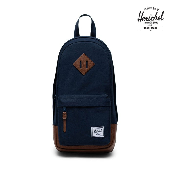 Herschel Heritage Shoulder Bag 7.4L - Navy/Tan