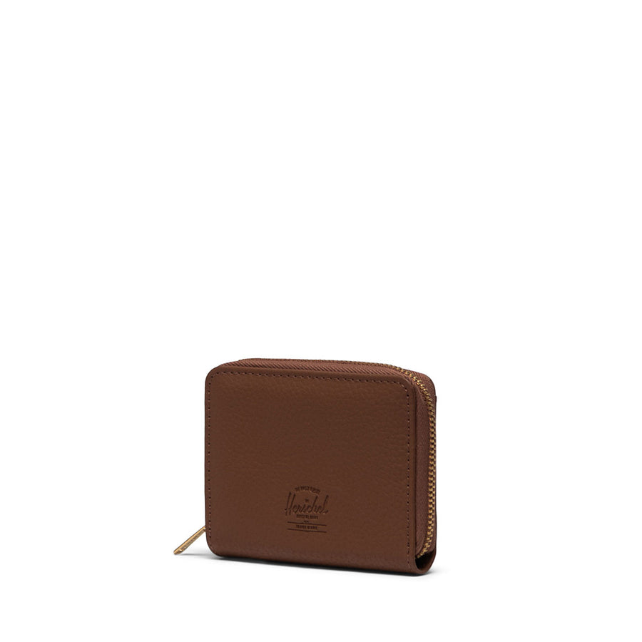 Herschel OS Tyler Vegan Leather RFID Wallet Saddle Brown