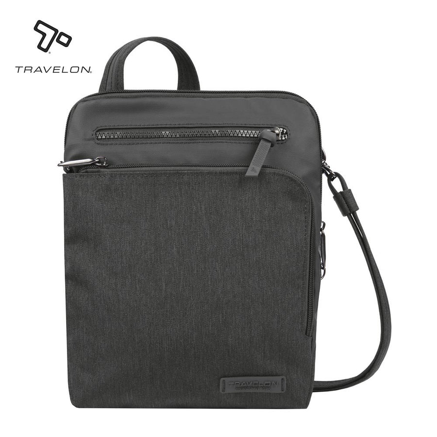 Travelon At Metro Small Crossbody OS Bags Heather Grey