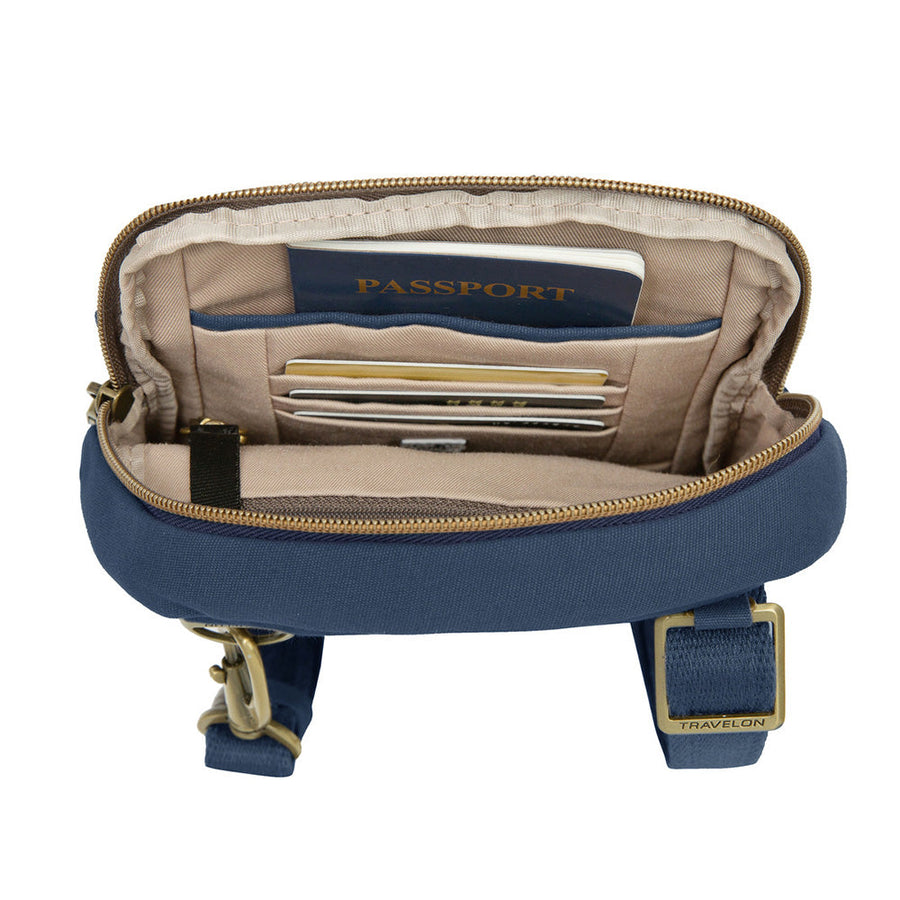 Travelon - Anti-Theft Courier Small North/South Slim Bag